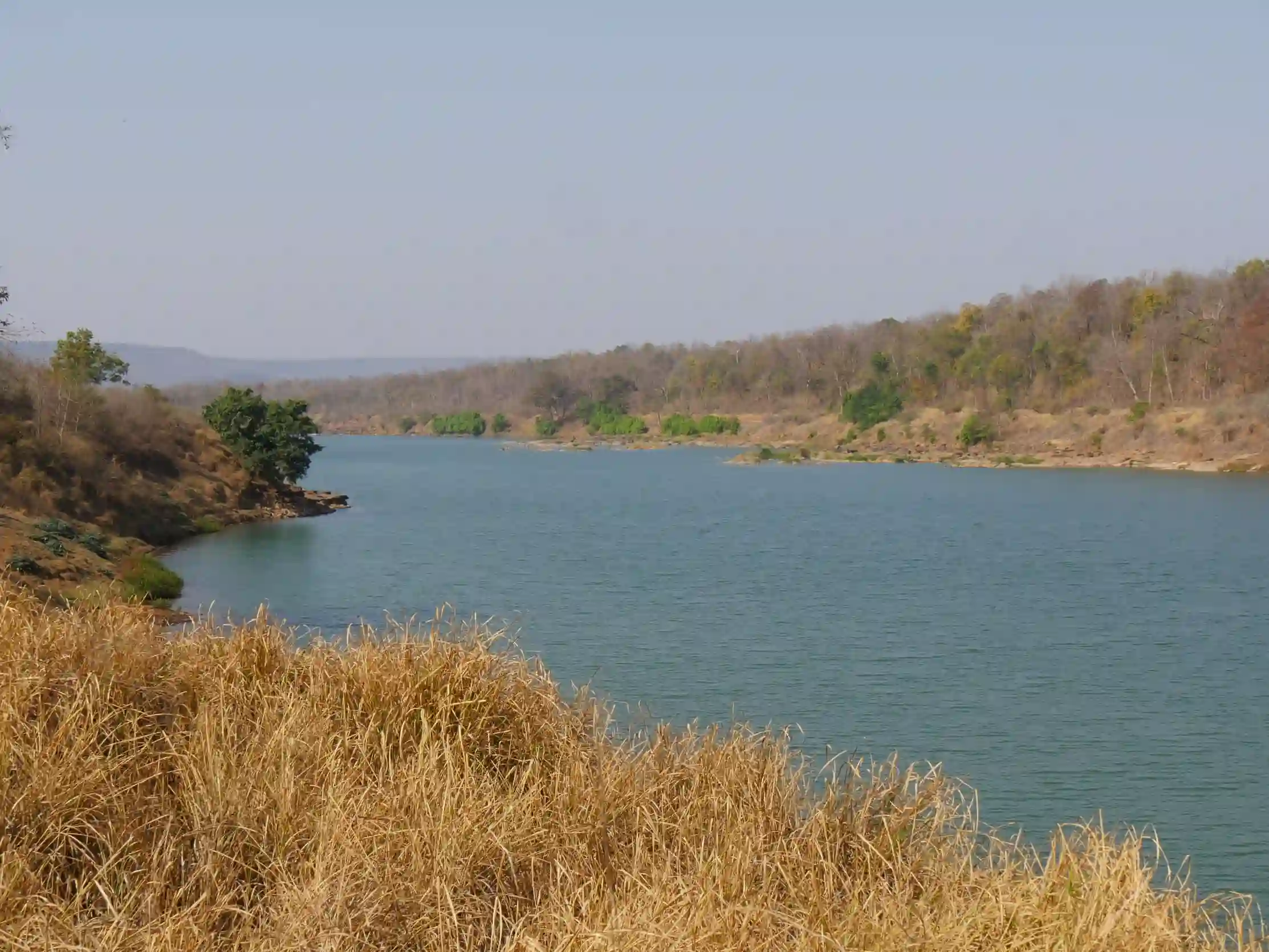 Ken River flowing through Panna National Park